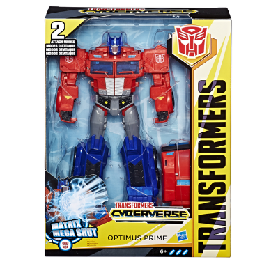 Игрушка Transformers Кибервселенная Персонажи нового мультфильма «Кибервселенная» эффектно и просто трансформируются в 9-12 шагов, при этом последняя ступень трансформации активирует фирменный удар каждого героя! Яркие игрушки размером 30 см заставит трепетать любого фаната вселенной автоботов и десептиконов, ведь с ним можно придумать самые невероятные фантастические сюжеты для игры!